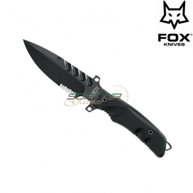 Coltello survival fighting predator i t1 black fox knives (fx-t1b)