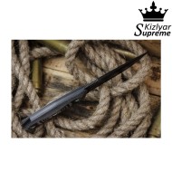 Coltello tactical lama fissa echo d2 black titanium kizlyar supreme (kz-kk0062)