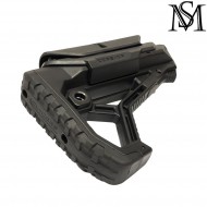 Fab gl-core style stock black for aeg milsim series (ms-g100-bk)