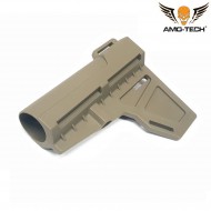 Stock kak shockwave style dark earth for aeg amo-tech® (amt-tg060-de)