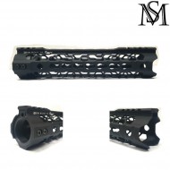 Odin style keymod rail 9.5" black for aeg milsim series (ms-r178-bk)