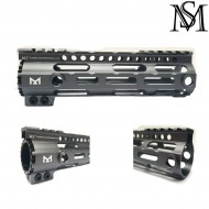 Midwest LC style rail 7" grey per aeg milsim series (ms-as-r097-gr)