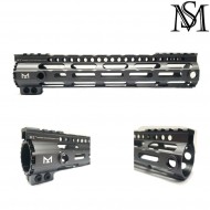Midwest LC style rail 10.5" grey per aeg milsim series (ms-as-r065-gr)