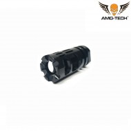 Spegnifiamma 14mm ccw black vg6 gamma 556 blackout style per aeg amo-tech® (amt-al002-bk)