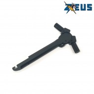 Leva di armamento octagonal style black per aeg m4 zeus (zs-m4-66a-bk)