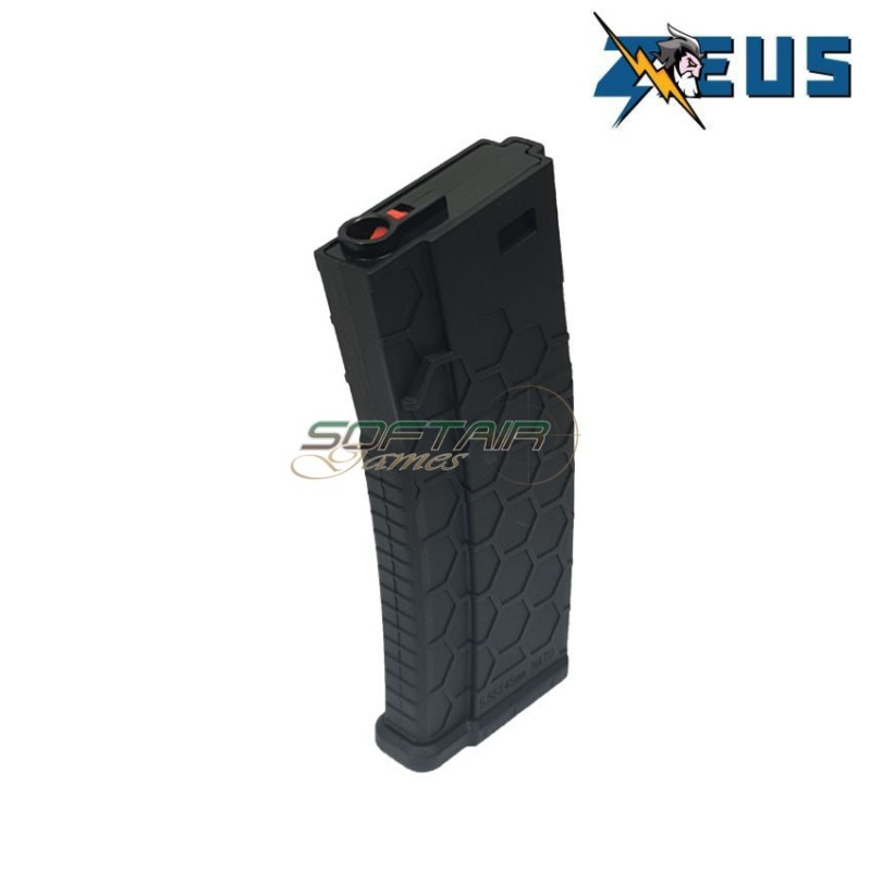 Mid-cap magazine hexmag style 120bb black for aeg m4 zeus (zs-as-i013-bk)