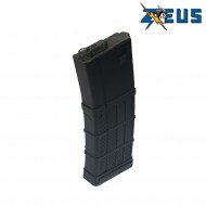 Caricatore monofilare lancer style 130bb black per aeg m4 zeus (zs-as-i020-bk)