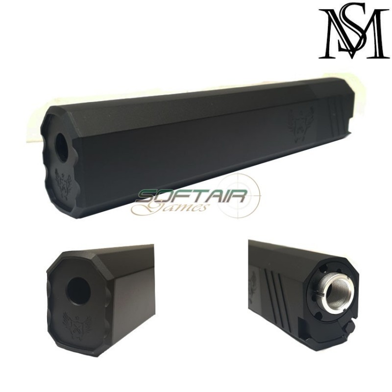 Silenziatore osprey long supressor style black milsim series (ms-as-s050-bk)