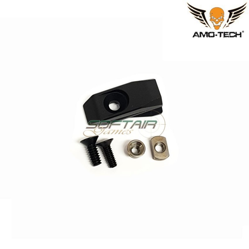 Sling ring link angled qd mount strike style black amo-tech® (amt-sa031-bk)