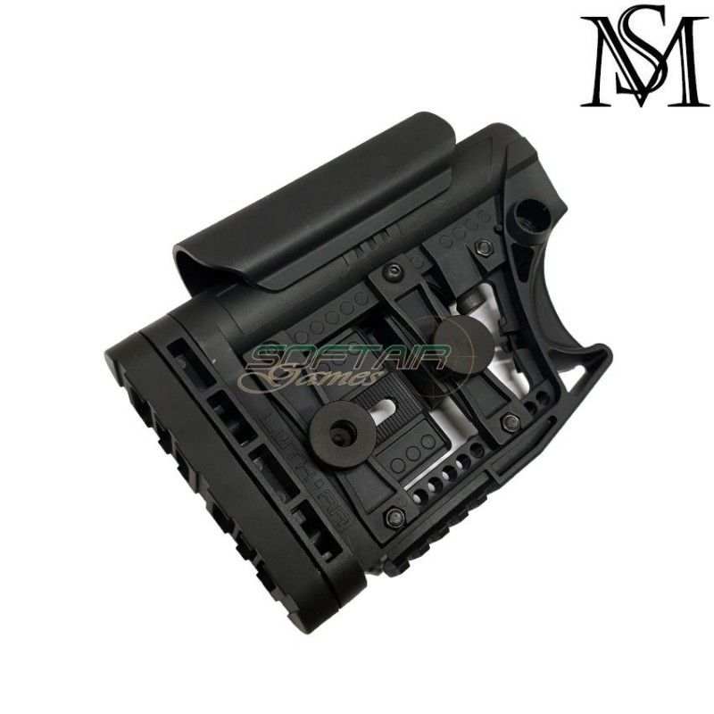 Calcio luth mba-3 style black per aeg milsim series (ms-g091-bk)