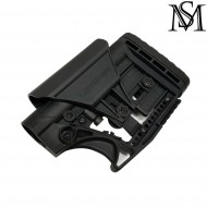 Stock luth mba-3 style black for aeg milsim series (ms-g091-bk)