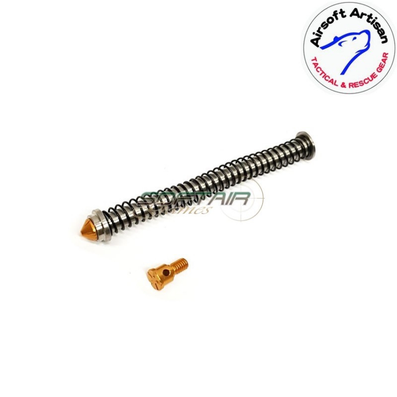 Gold spring guide for glock 17 airsoft artisan (aa-glock-06-gd)