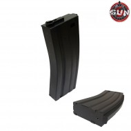 Caricatore monofilare 130bb black in metallo per m4 gun five (gf-mg-013)