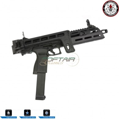 Carbine full kit smg a gas gbb smc-9 black g&g (gg-smc9) Carbine full kit smg a gas gbb smc-9 black g&g (gg-smc9)