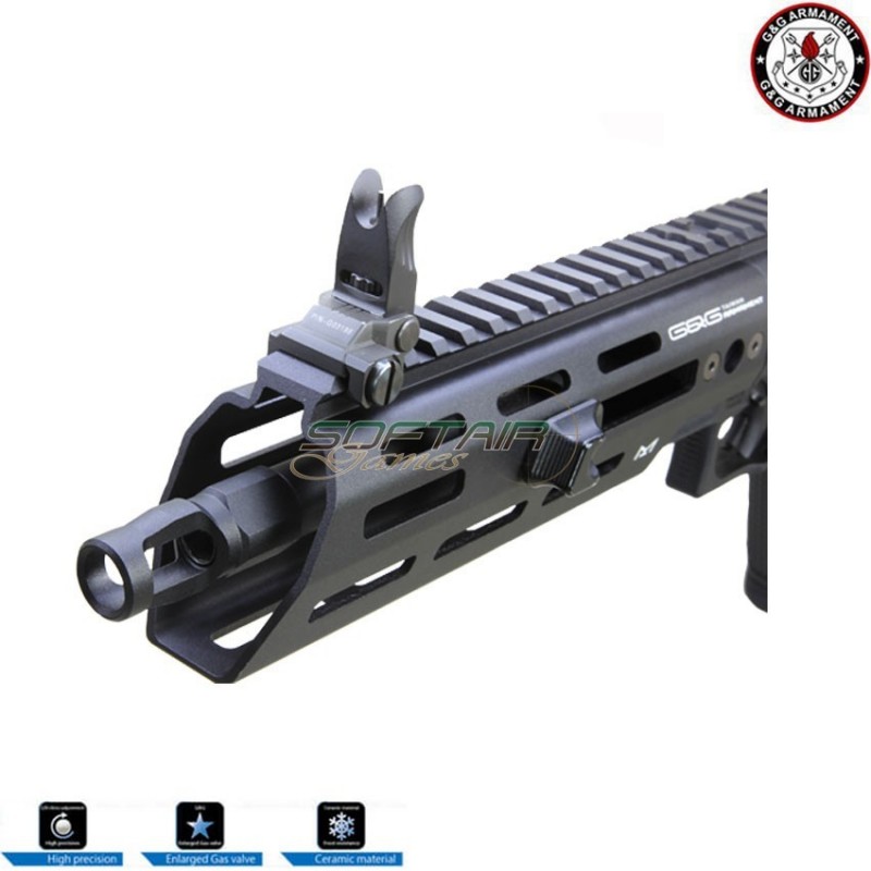 Carbine full kit smg gas gbb smc-9 black g&g (gg-smc9) Carbine full kit smg gas gbb smc-9 black g&g (gg-smc9)
