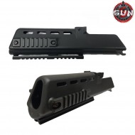 Handguard with rail black g36k nylon & fibre gun five (gf-hg-004)
