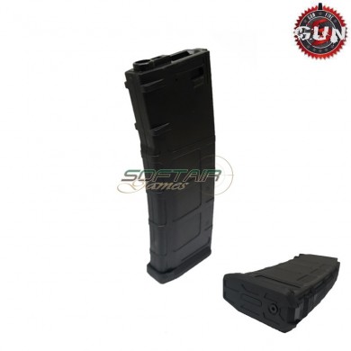 Mid-cap Magazine Real Type Style M4/m16 Black 140bb Gun Five (gf-mg-018)
