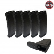 Set 5 Caricatori Flash Maggiorati Real Type Style M4/m16 Black 310bb Gun Five (gf-mg-017-5) Set 5 Caricatori Flash Maggiorati Real Type Style M4/m16 Black 310bb Gun Five (gf-mg-017-5)