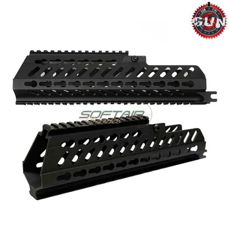 Handguard black g36k aluminum cnc gun five (gf-hg-007)