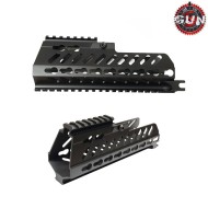 Handguard black g36c alluminio cnc gun five (gf-hg-006)