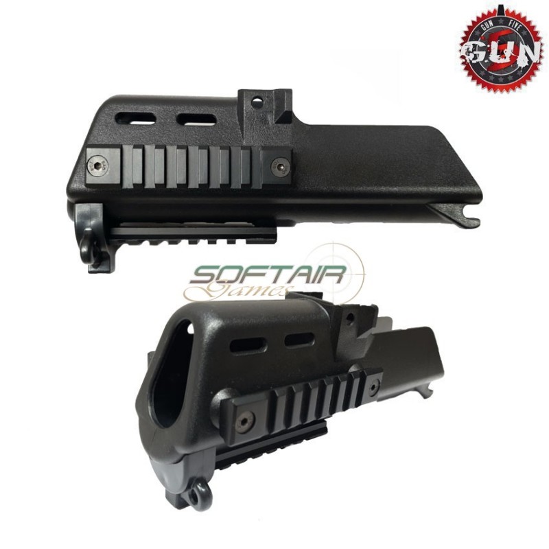 Handguard black g36c abs gun five (gf-hg-005)