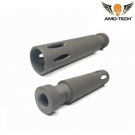 Flash hider 14mm cw grey type 4 amo-tech® (amt-ql-fh-010-a)