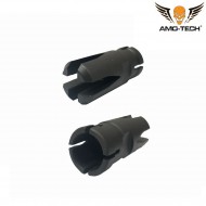 Flash hider 14mm ccw grey type 5 amo-tech® (amt-ql-fh-030-b) Flash hider 14mm ccw grey type 5 amo-tech® (amt-ql-fh-030-b)
