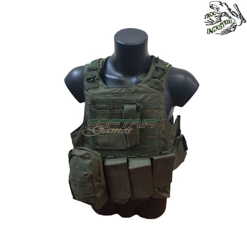 Amphibious body armour echo olive drab frog industries® (fi-ab-891g)
