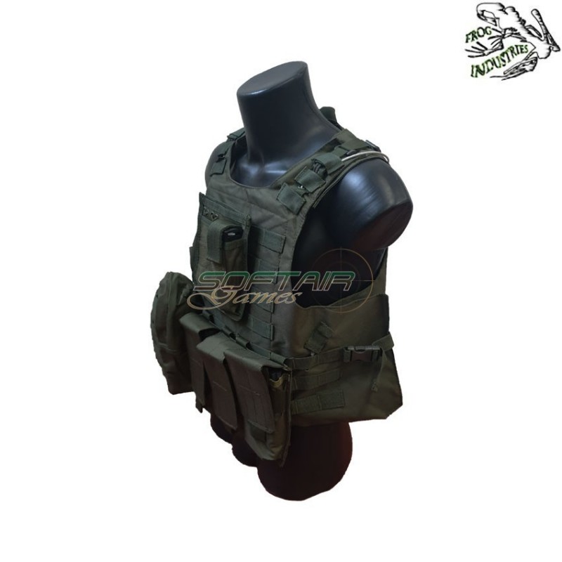 Amphibious body armour echo olive drab frog industries® (fi-ab-891g)