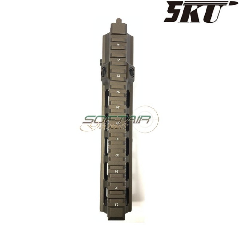 Handguard rail geissele smr 10.5" style dark earth per 416 5ku (5ku-255-de)