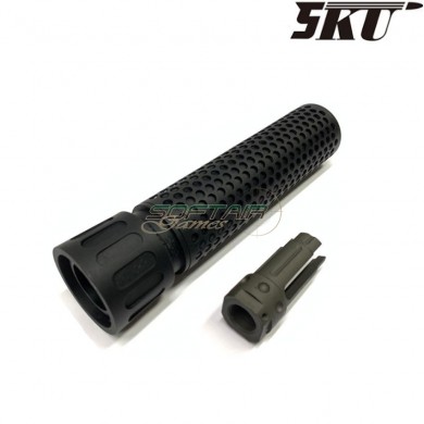 Silencer & flash hider kac qdc 14mm ccw black 5ku (5ku-205-b)