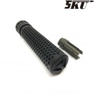 Silencer & flash hider kac qdc 14mm ccw black 5ku (5ku-205-b)