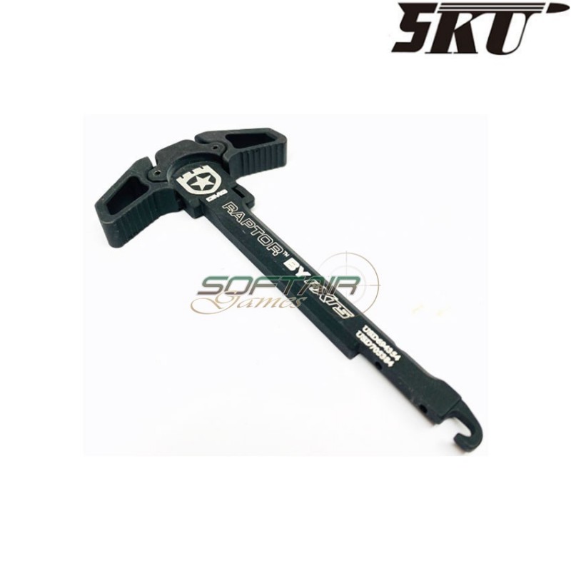 Leva armamento ambidestra black dmg raptor per m4 aeg 5ku (5ku-168-8)