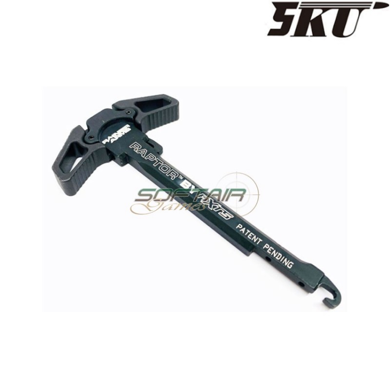 Ambidextrous charging handle black rainier raptor for m4 aeg 5ku (5ku-168-5)