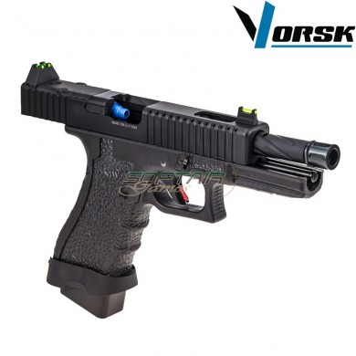 Gas gbb pistol eu17 black vorsk (vk-vgp-01-01)