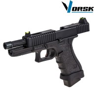 Gas gbb pistol eu17 black vorsk (vk-vgp-01-01)