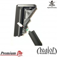 Fucile elettrico avalon premium mk18 mod1 black & bronze rail vfc (av1i-lmk18m1tb01)