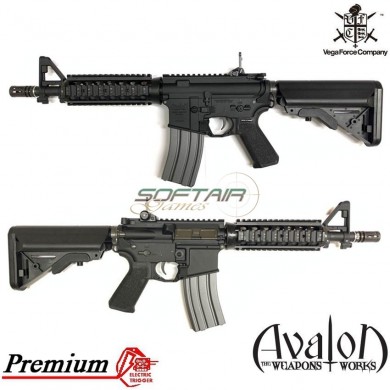 Electric rifle avalon premium m4 ris cqb-r black vfc (av1i-m4rissbk01)