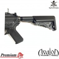 Electric rifle avalon premium m4 ris cqb-r black vfc (av1i-m4rissbk01)