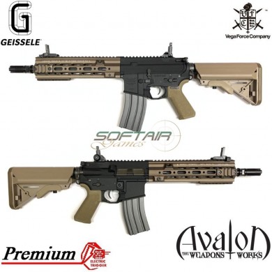 Electric rifle avalon premium cag geissele two tone & bronze rail vfc (av1i-cagtn01)