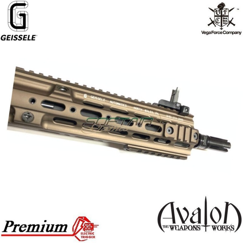 Electric rifle avalon premium cag geissele two tone & bronze rail vfc (av1i-cagtn01)