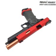 Pistola a gas jw3 baba yaga black & red army™ armament® (arm-110941)