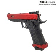 Pistola a gas jw3 baba yaga black & red army™ armament® (arm-110941)