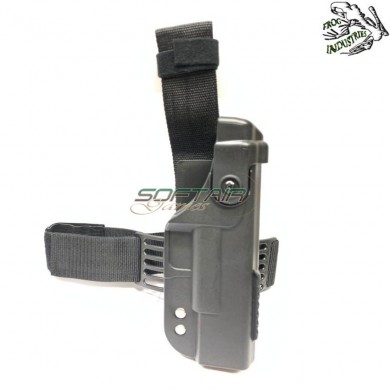 Rigid thigh holster for hi-capa black frog industries® (fi-611073-bk)