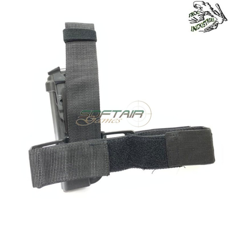 Rigid thigh holster for hi-capa black frog industries® (fi-611073-bk)