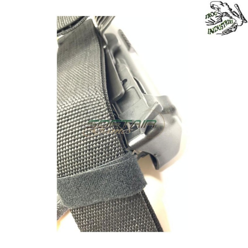 Rigid thigh holster for hi-capa black frog industries® (fi-611073-bk)