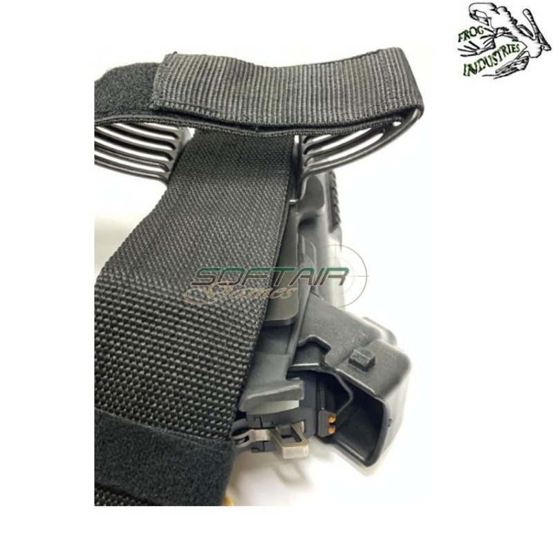 Rigid thigh holster for hi-capa black frog industries® (fi-611073-bk)
