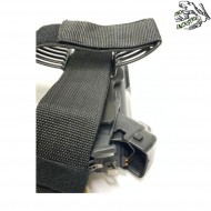Rigid thigh holster for hi-capa black frog industries® (fi-611073-bk)