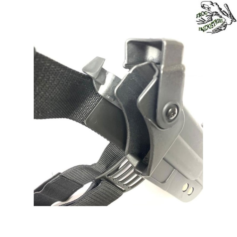 Rigid thigh holster for hi-capa black frog industries® (fi-611073-bk)