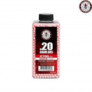 Bottiglia pallini traccianti 0.20gr 2700bb rossi g&g (gg-07266)